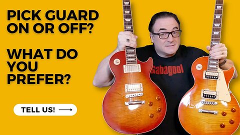 Gibson Les Paul Pickguard On Or Off? What Your Choice Says About You!