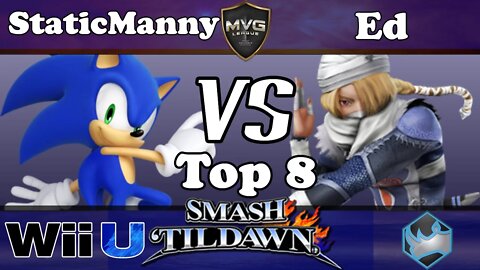 ONI StaticManny (Sonic) vs. Ed (Sheik) - SSB4 Top 8 - Smash 'til Dawn