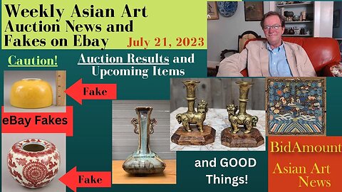 Weekly Auction News and Results, and Sellers of FAKES on eBay to Avoid.