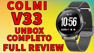 COLMI V33 Smart Watch Full Unbox Todas Funções