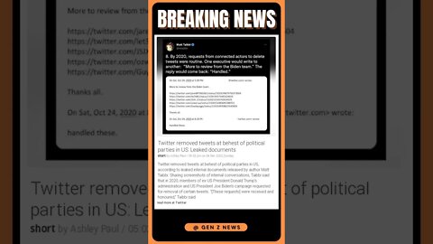Leaked Documents Reveal: Twitter Removing Tweets at Request of Political Parties in US! | #shorts