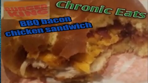 Burger Kings BBQ bacon chicken sandwich review 🍔🇺🇸😋