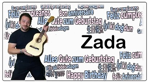 Happy Birthday Zada - Happy Birthday to You Zada #shorts