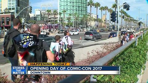 Opening day of Comic-Con 2017