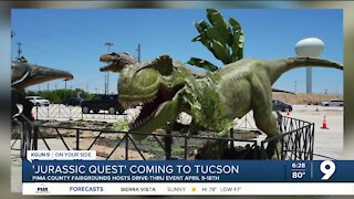 Drive-thru dinosaur attraction coming to Pima County Fairgrounds in April