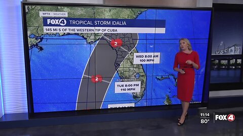 TRACKING IDALIA | Current tropical storm, and storm surge watches for SWFL coastal communities