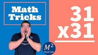 Minute Math Tricks | Part 8 | 31x31 #shorts