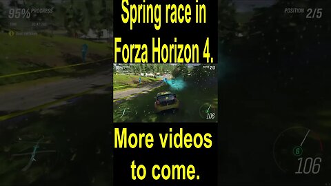 Spring race in Forza Horizon 4