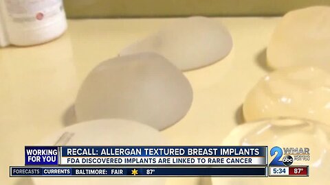 RECALL ALERT: Textured breast implants linked to rare type of cancer