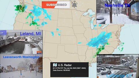 LIVE Weather Snow Storm | Warning bad roads for several cities