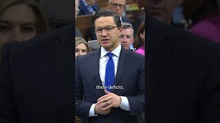 Pierre uses Freeland's words against her as Trudeau isn't to be seen | It takes courage to spend?