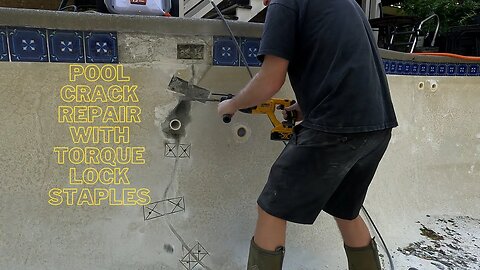 How To Fix a Cracked Shell in a Swimming Pool - Episode 5 DIY Renovation!