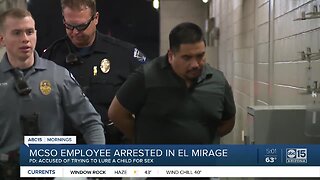 PD: MCSO employee arrested, accused of luring young girl for sex