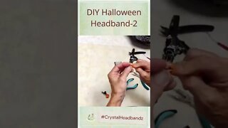 DIY Second Halloween Headband by Crystalheadbandz.com #shorts
