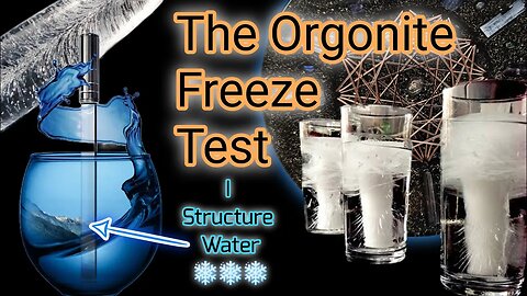 POWERFUL? 🤔 Do FREEZE TESTS Work- Orgonite and the Structuring Wand 🪄