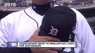 Tigers revert back to smaller hat logo for 2019