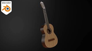 Guitar Modeling FULL PROCESS #blender