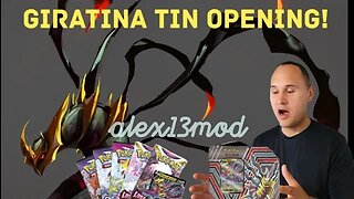 Giratina Tin Opening! Can we Pull Alt Art Giratina?