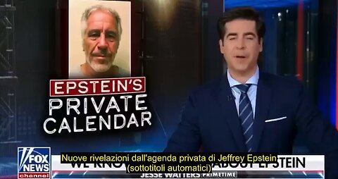 Nuove rivelazioni dall'agenda privata di Jeffrey Epstein