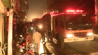 Multi-Building Fire Kills Dozens In Bangladesh