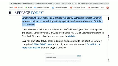 Dr. Bryan Ardis | "So There Are No Monoclonal Antibodies, It's Just Pfizers Drug"