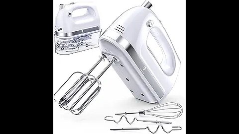 Lord Eagle Hand Mixer Electric, 400r handheld Mixer for Baking Cake Egg Cream Food Beater