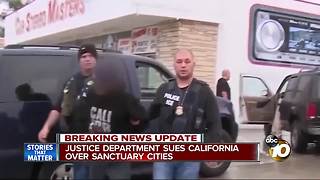 Justice Department sues California over sanctuary cities