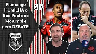 "O São Paulo SÓ NÃO TOMOU 8 do Flamengo porque..." Veja DEBATE após 4 a 0 do Mengão!