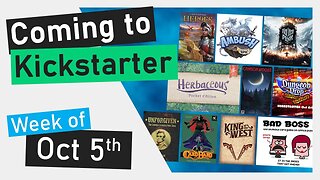📅 Kickstarter Boardgames Week of Oct 5th | Frostpunk, Herbaceous Pocket, Cartographers Heroes