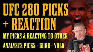 MY UFC 280 PICKS + Predictions Reaction - MMA Guru - Aljo - Volkanovski