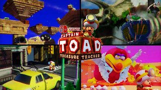 Captain Toad Treasure Tracker - ALL Super Mario Odyssey Levels