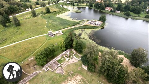 Araisu archeological park & windmill, Latvia