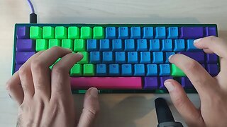 1 minute Fast and Aggressive keyboard ASMR (Lo-fi)