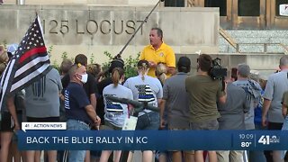 Back the Blue rally in KC
