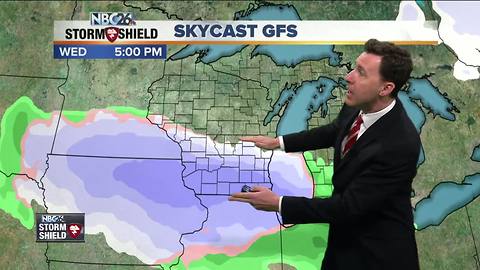 Michael Fish's NBC26 Storm Shield weather forecast