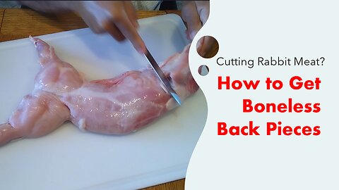 Cutting Rabbit Meat
