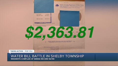 Water bill battle in Shelby Township