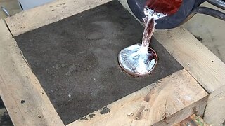 Metal Casting at Home using Foundry Sand (Sand Casting)