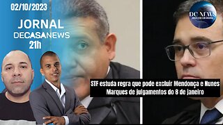 STF estuda regra que pode excluir Mendonça e Nunes Marques de julgamentos do 8 de janeiro