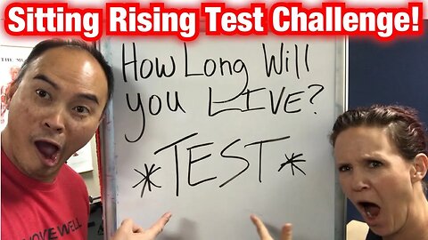 How Long Will You Live? Sitting-Rising Test Challenge! | Dr K & Dr Wil