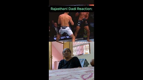 Indian Grandma reaction to UFC fights