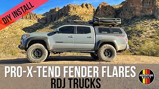 PROTECT YOUR PAINT...RDJ TRUCKS PRO-X-TEND FENDER FLARES - 2020 TOYOTA TACOMA - STEP-BY-STEP INSTALL