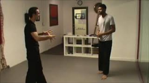 Gam Sau Stops a Takedown -- Wing Chun Basics