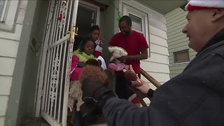 East Cleveland police help Santa give gifts to local children and families