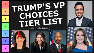 TIER LIST: Ranking Trump's Potential VP Choices