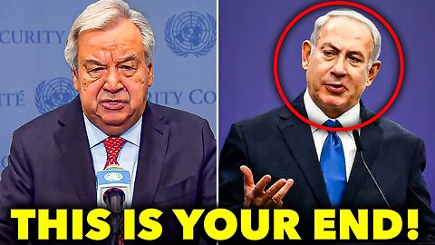 UN Chief Is Not backing Down! Embarrasses Israel Live In His Viral Speech!