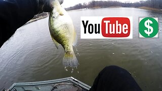 Illinois Tour 1: Can Fishing videos make you money? (Winter Crappie Fishing)