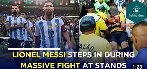 Argentina vs Brazil brawl: Lionel Messi walks out; Martinez wrests baton from Rio police