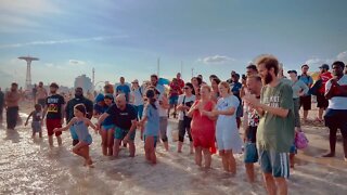 Baptizing the old and the young on Coney Island! | New York City | Torch of Christ Ministries