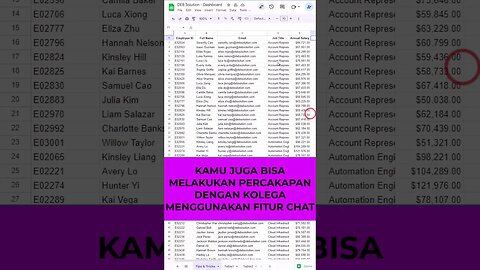 Berbagi Pekerjaan - Google Sheets Tips & Tricks #belajaronline #googlesheets #sharing